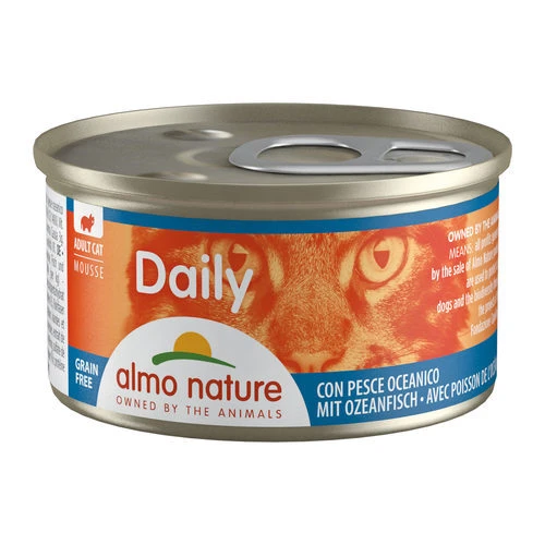 Almo Nature Daily Menu Mousse Katzenfutter - Dosen - Ozeanfisch
