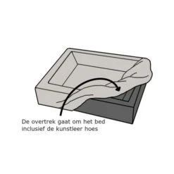 Bia Bed Rib-Bezug -Heimtierbedarf Verkäufe bia bed rib overtrek 191357 0500 none
