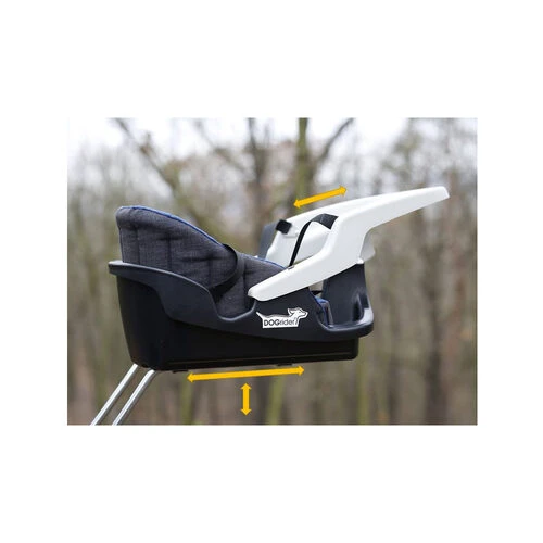Dogrider Dog Seat + Korb - Grau 10 Dogrider Dog Seat + Korb - Grau – Bild 8