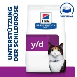 Hill's Prescription Diet Y/d Thyroid Care -Heimtierbedarf Verkäufe hills yd thyroid care prescription diet feline 217948 0500 none