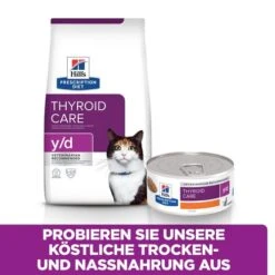 Hill's Prescription Diet Y/d Thyroid Care -Heimtierbedarf Verkäufe hills yd thyroid care prescription diet feline 217952 0500 none