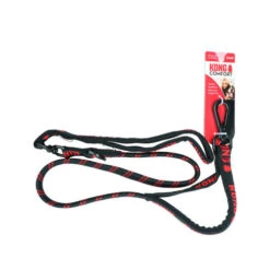 KONG Zero-Shock Leash - Schwarz -Heimtierbedarf Verkäufe kong zero shock leash zwart 178519 0500 none