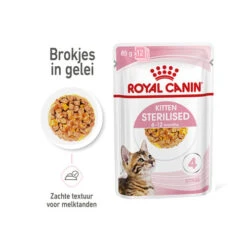 Royal Canin Kitten Sterilised Gelee - Beutel -Heimtierbedarf Verkäufe royal canin kitten sterilised in jelly maaltijdzakje 207227 0500 none